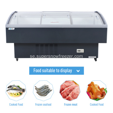 Supermarket Two Door Cooler Display Freezer